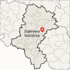 Dąbrowa Górnicza na mapie
