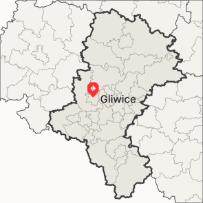 Gliwice na mapie