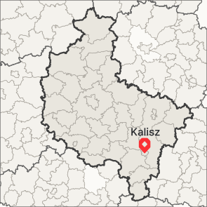 Mapa Kaliszu