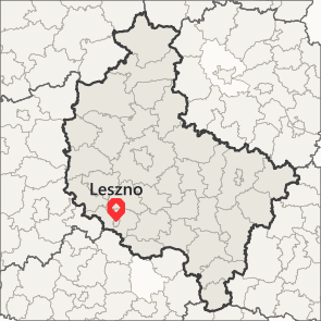 Leszno na mapie