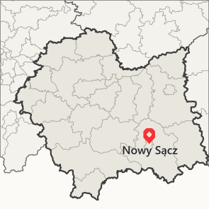 Nowy Sącz na mapie