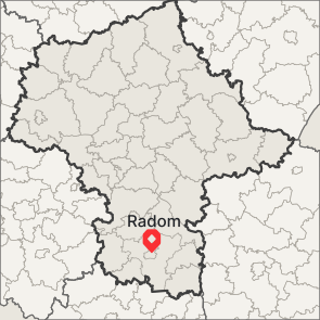 Mapa Radomia