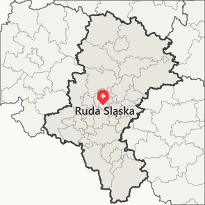 Ruda Śląska na mapie