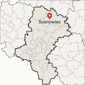 Sosnowiec na mapie