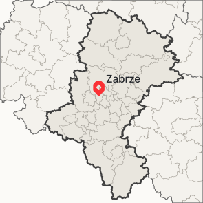 Mapa Zabrzu